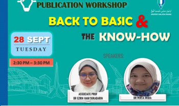 Publication Workshop: Back to Basic & The Know-How